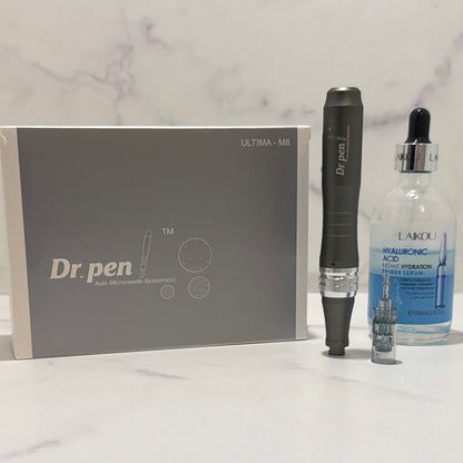 Kit complet Dermapen + cartouches + sérum